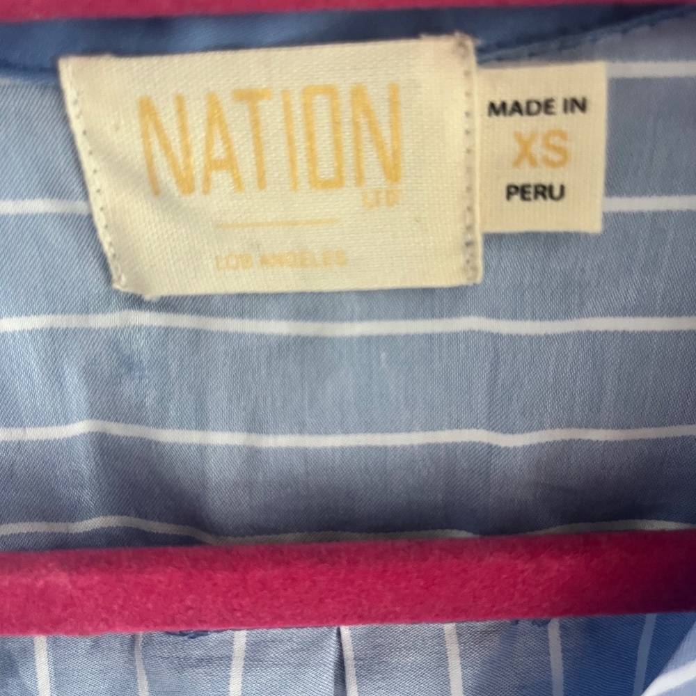 Nation LTD Marni Oversized Button Up Mini - Picture 3 of 5